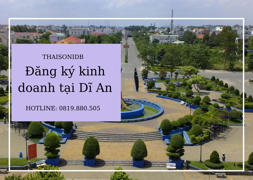 Đăng ký kinh doanh tại Dĩ An