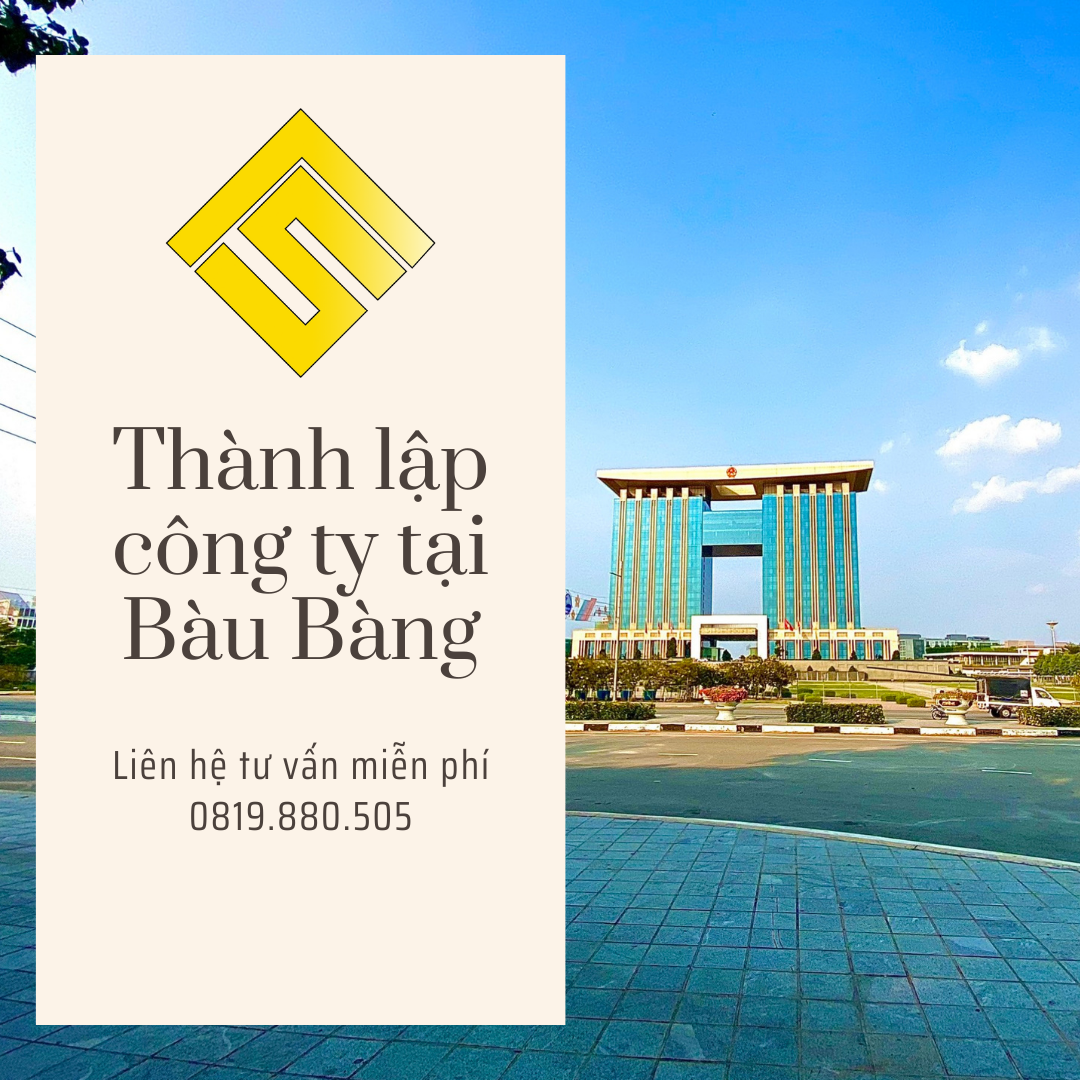 Thành lập công ty tại Bàu Bàng